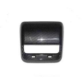 Tesla Model 3 & Y Carbon Fiber Style Rear Air Vent Cover Trim