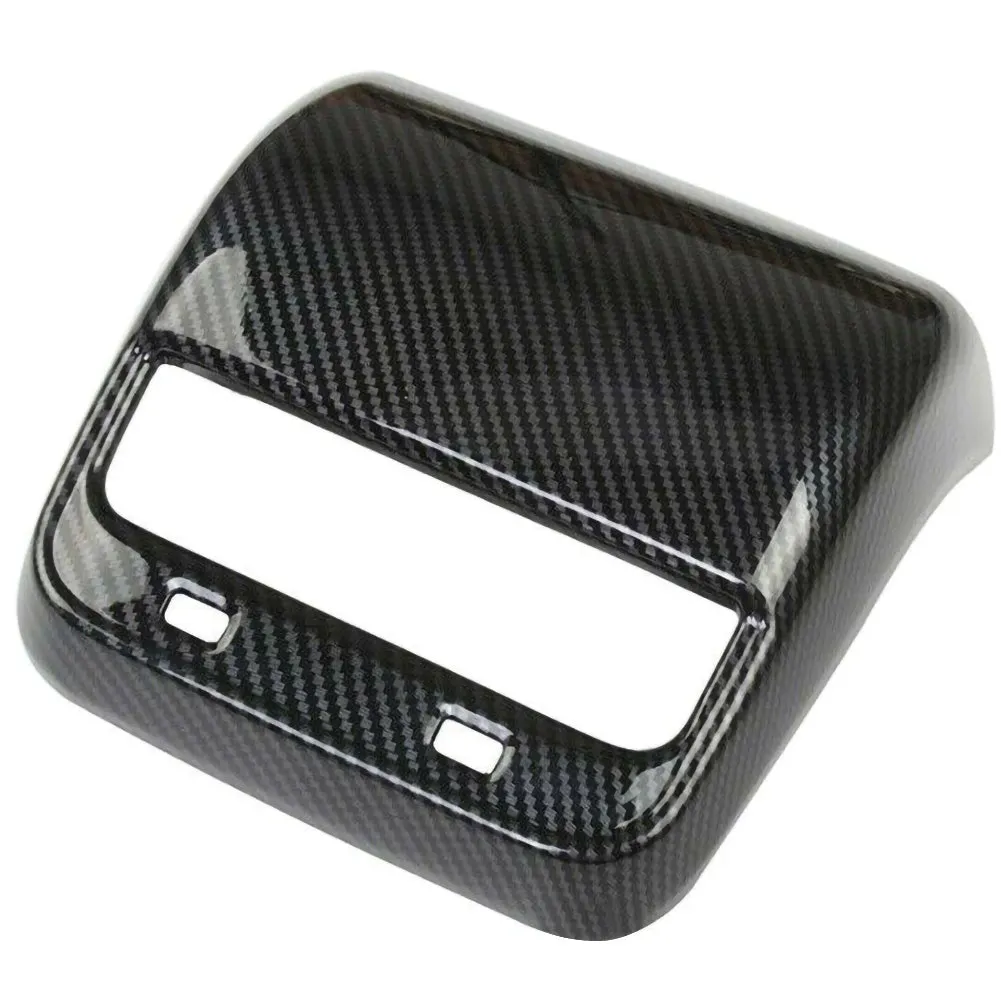Tesla Model 3 & Y Carbon Fiber Style Rear Air Vent Cover Trim