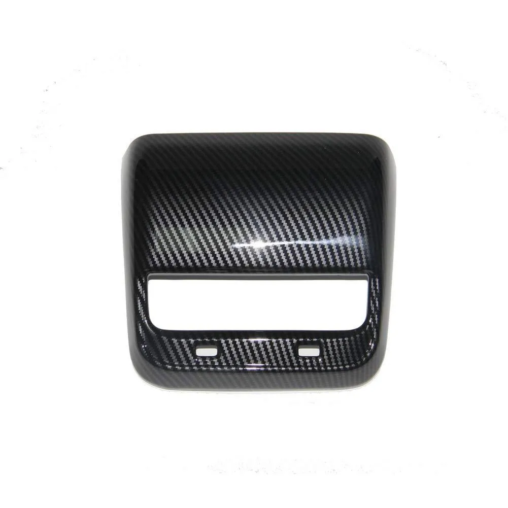 Tesla Model 3 & Y Carbon Fiber Style Rear Air Vent Cover Trim