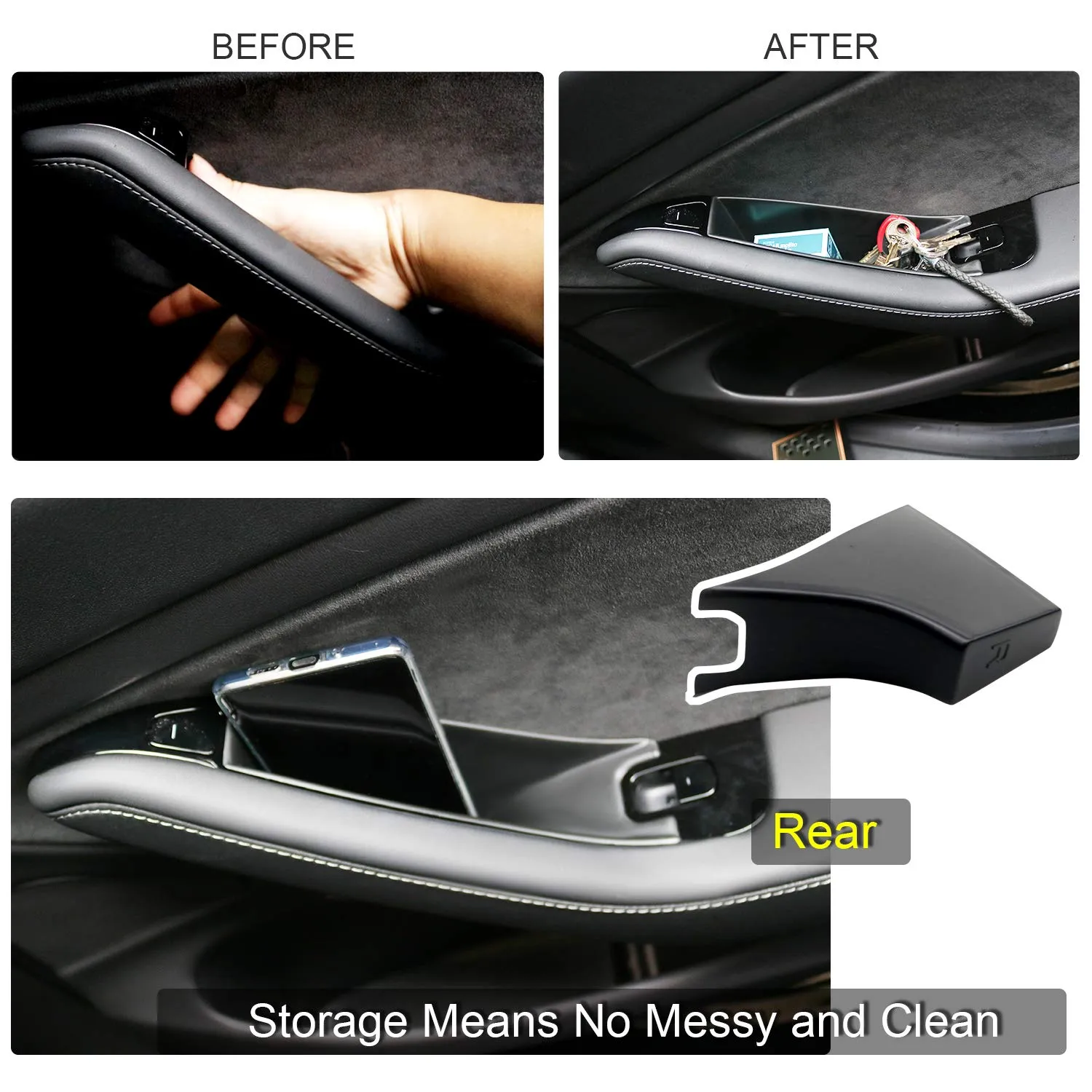 Tesla Model 3 & Y Door Side Storage Containers