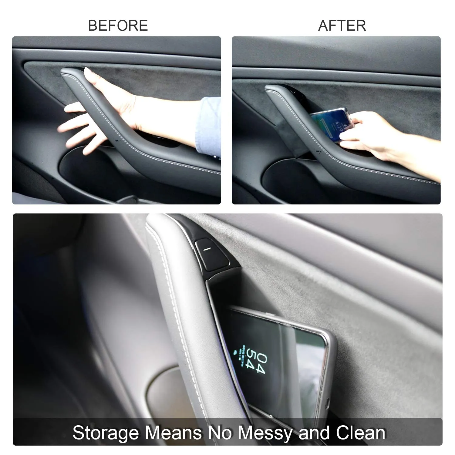 Tesla Model 3 & Y Door Side Storage Containers