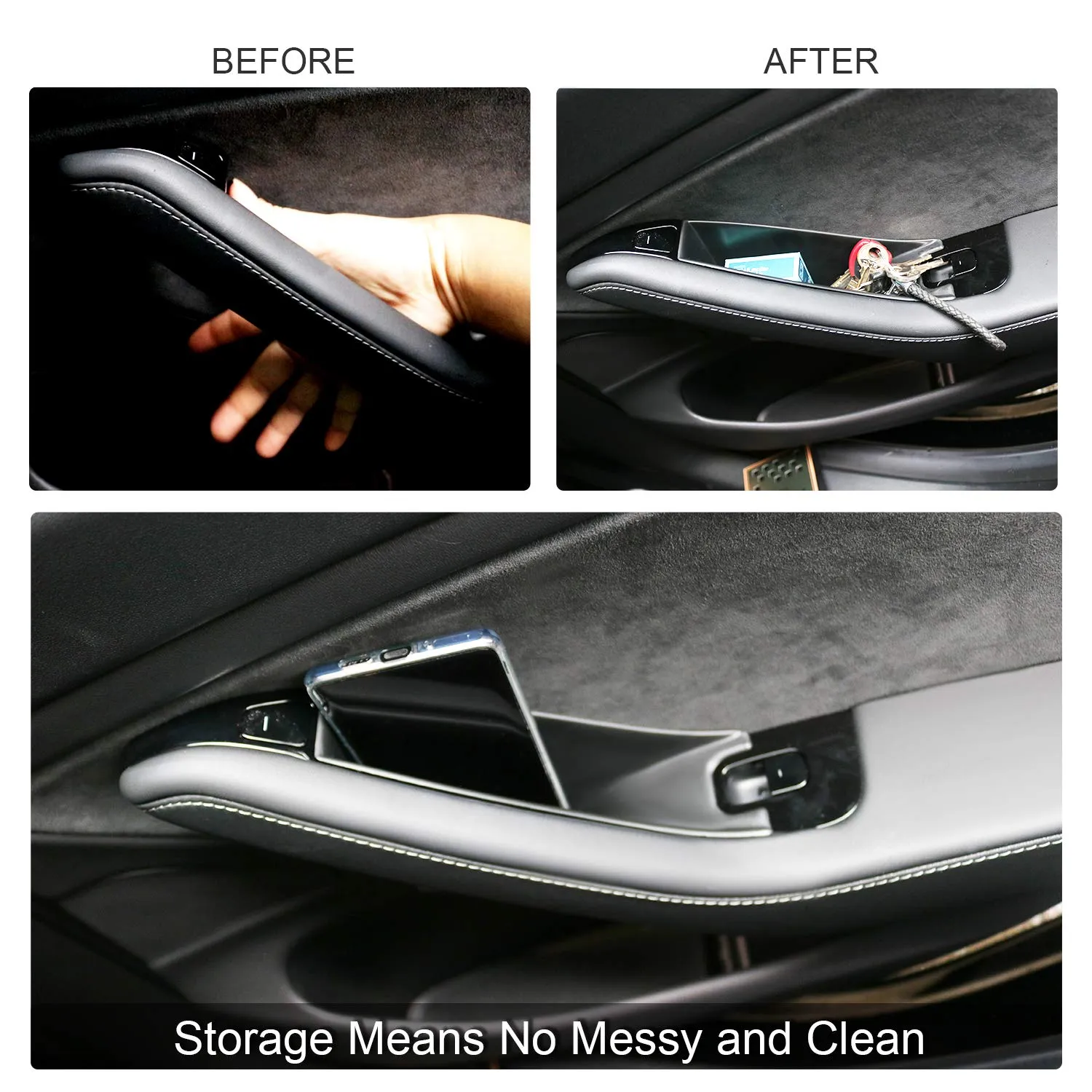 Tesla Model 3 & Y Door Side Storage Containers