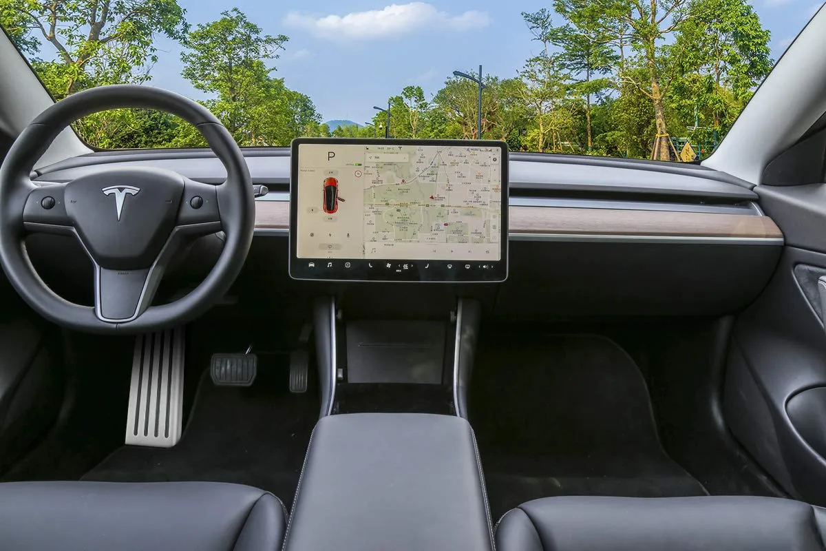Tesla Model 3 & Y Stainless Steel Footrest Dead Pedal