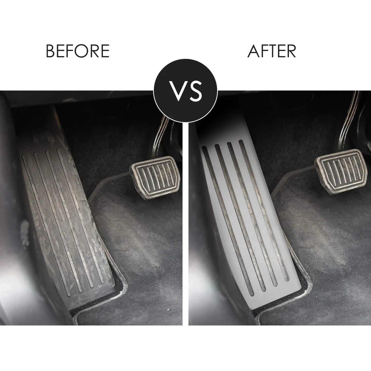 Tesla Model 3 & Y Stainless Steel Footrest Dead Pedal
