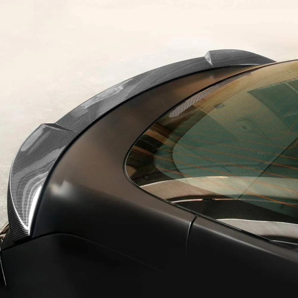 Tesla Model 3 Carbon Fiber Style Trunk Wing Performance Spoiler
