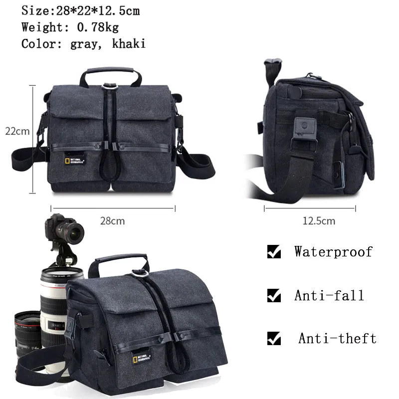 Unisex Waterproof Camera Case Bag for Digital SLR / DSLR