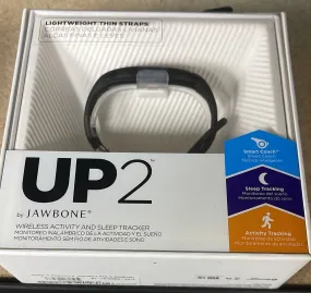 UP2 by Jawbone Sleep and Activity Fitness Tracker Bluetooth Wristband Black