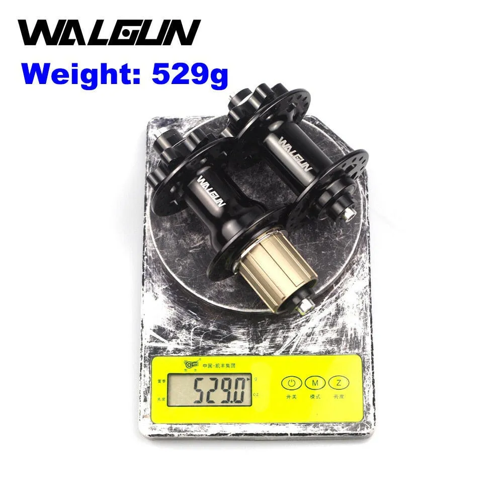 WALGUN WG735 MTB Mountain Bike Hubs 32 36 Holes 135mm 100mm QR Front Rear Disc Brake Bicycle Hub 32H 36H HG 11 Speed Wheel Parts