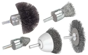 Walter 09C028 3/4" ALLSTEEL™ Mounted Crimped Wire Conical Brush (1 Brush)