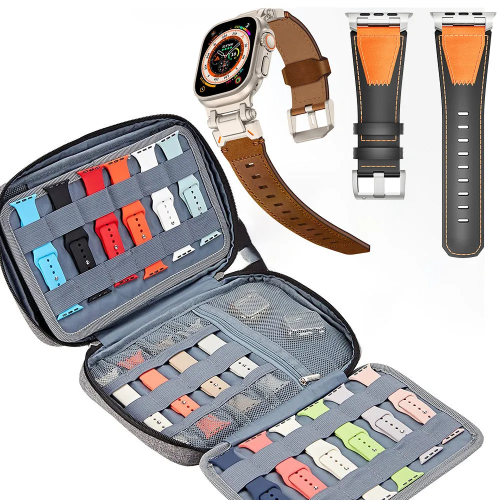 Watch Bands Carrying Case Storage Bag for Apple Watch Bands Hold Up to 40