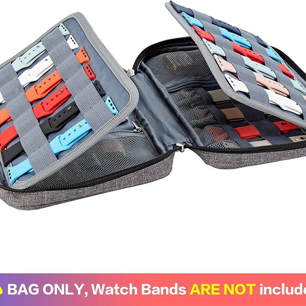 Watch Bands Carrying Case Storage Bag for Apple Watch Bands Hold Up to 40