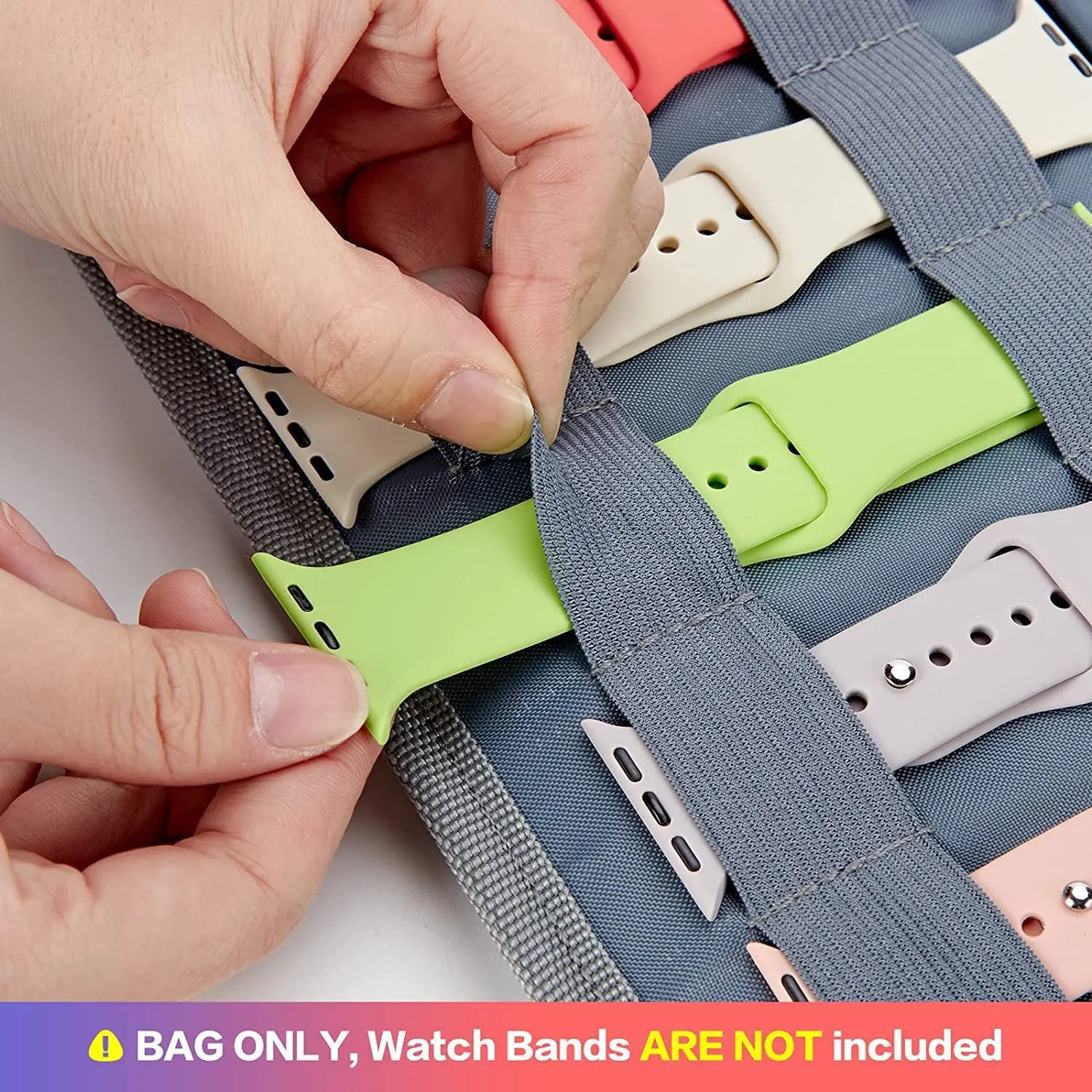 Watch Bands Carrying Case Storage Bag for Apple Watch Bands Hold Up to 40