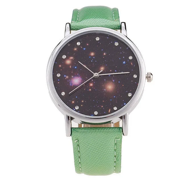 Watch Moon Photo Unisex watch Women Men Wristwatch Starry Sky Space Watch Little Star Wristwatch Special Birthday Gift saat