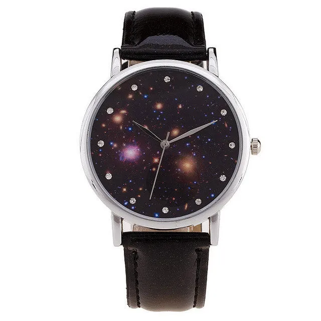 Watch Moon Photo Unisex watch Women Men Wristwatch Starry Sky Space Watch Little Star Wristwatch Special Birthday Gift saat