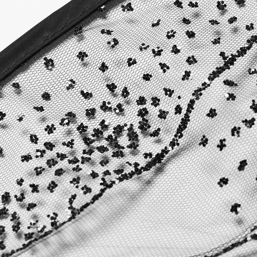 Women's Gothic Butterfly Mesh Wings
