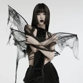 Women's Gothic Butterfly Mesh Wings