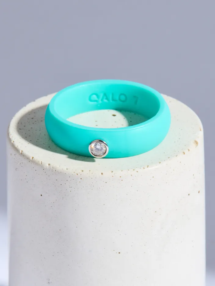 Women's Silver Gemstone Ring