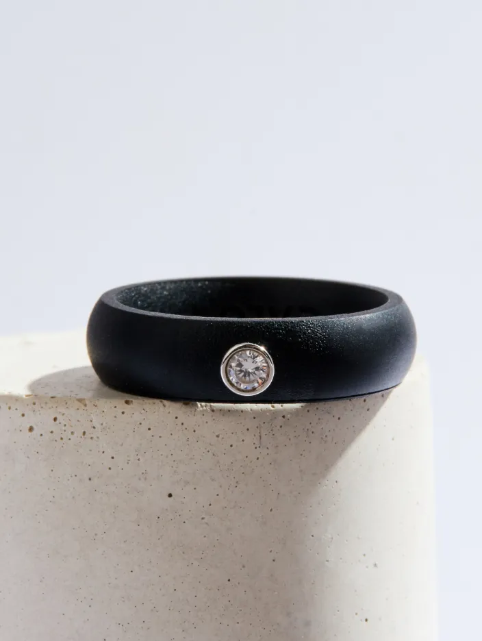 Women's Silver Gemstone Ring