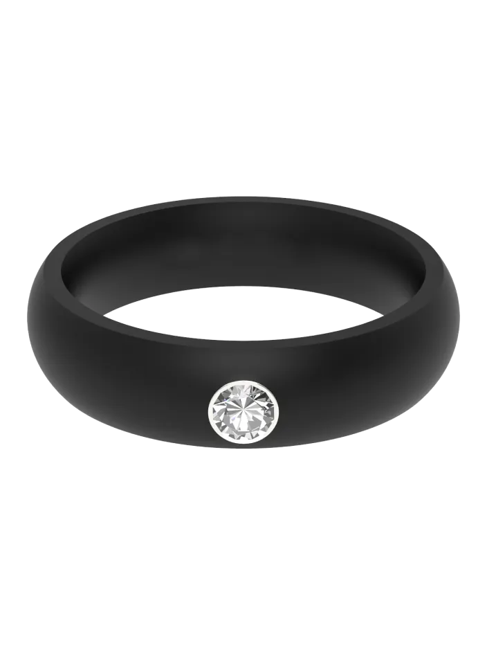 Women's Silver Gemstone Ring