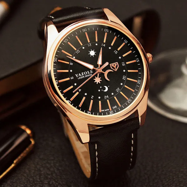 YAZOLE Wrristwatch Wrist Watch Men 2017 Top Brand Luxury Famous Male Clock Quartz Watch Hodinky Quartz-watch Relogio Masculino