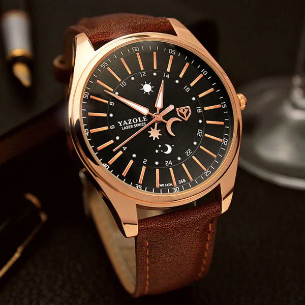 YAZOLE Wrristwatch Wrist Watch Men 2017 Top Brand Luxury Famous Male Clock Quartz Watch Hodinky Quartz-watch Relogio Masculino