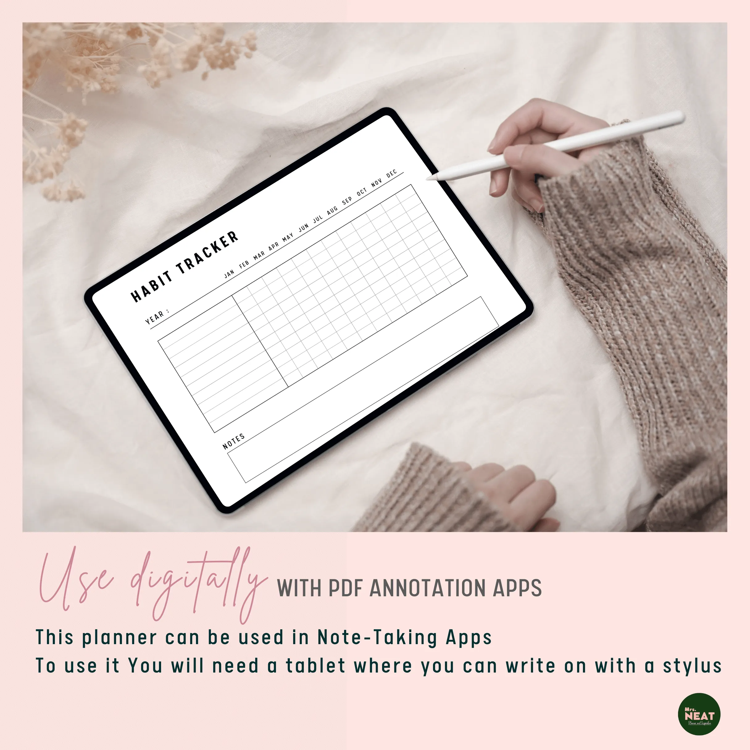 Yearly Habit Tracker - M041